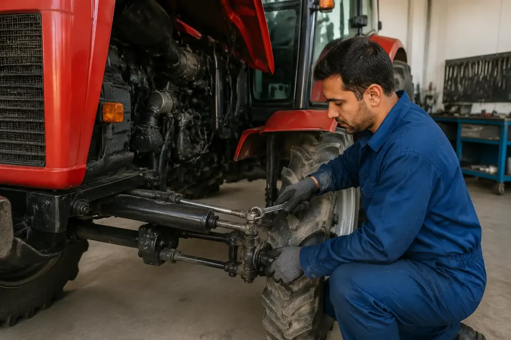 روش عیبیابی سیستم فرمان تراکتور